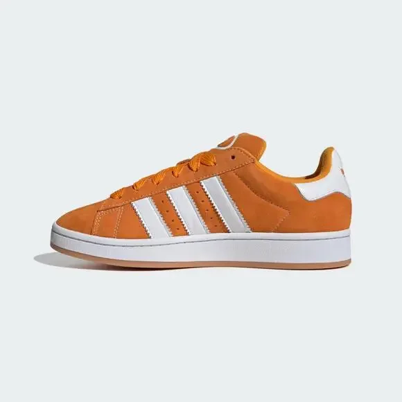 Adidas Campus 00s ID1436 Sneakers Men's Orange Leather Lifestyle Shoes TF5416 - Picture 10 of 15